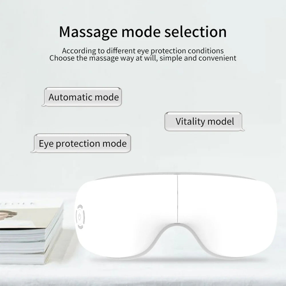Best-Selling Smart Eye Protector - Air Pressure Vibration Heat Therapy to Relieve Eye Fatigue Bluetooth Music Massager