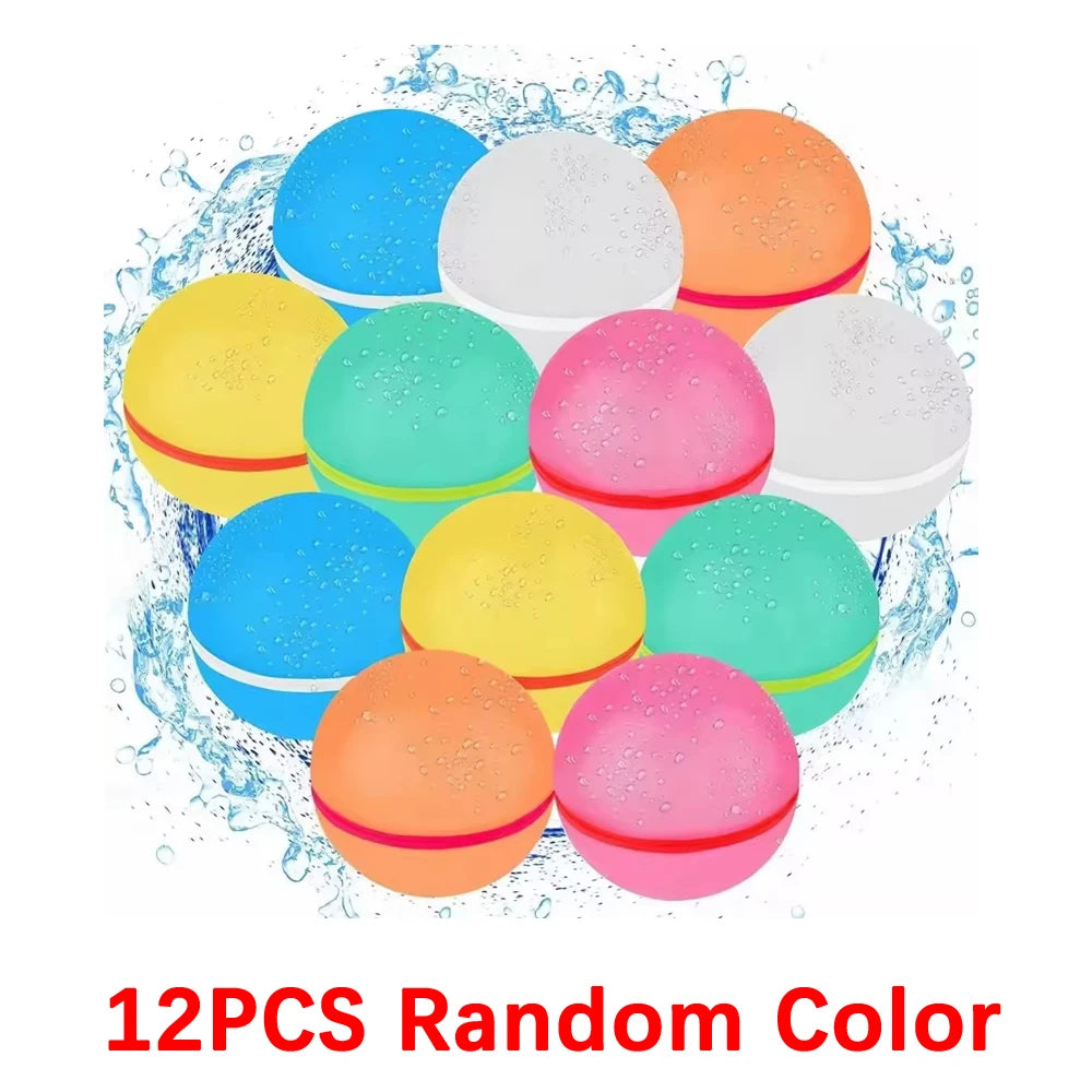 Reusable Water Balloon Magnetic Self Sealing Rapid Fill Water Balloons Outdoor Summer Toys for Kids Adults Water Ball Fight Game