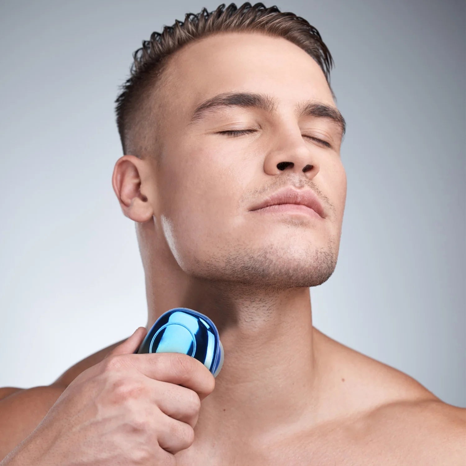 Men Portable Type-C Rechargeable Electric Shaver with Led Digital Display