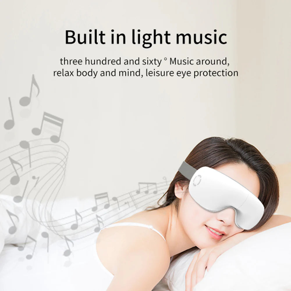 Best-Selling Smart Eye Protector - Air Pressure Vibration Heat Therapy to Relieve Eye Fatigue Bluetooth Music Massager