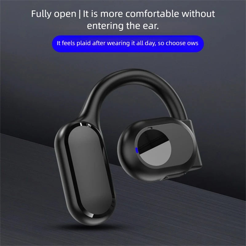 Air Conduction Earphones Wireless Bluetooth Headphones with Microphone Handsfree Noise Canceling Headset for Driving Audifonos