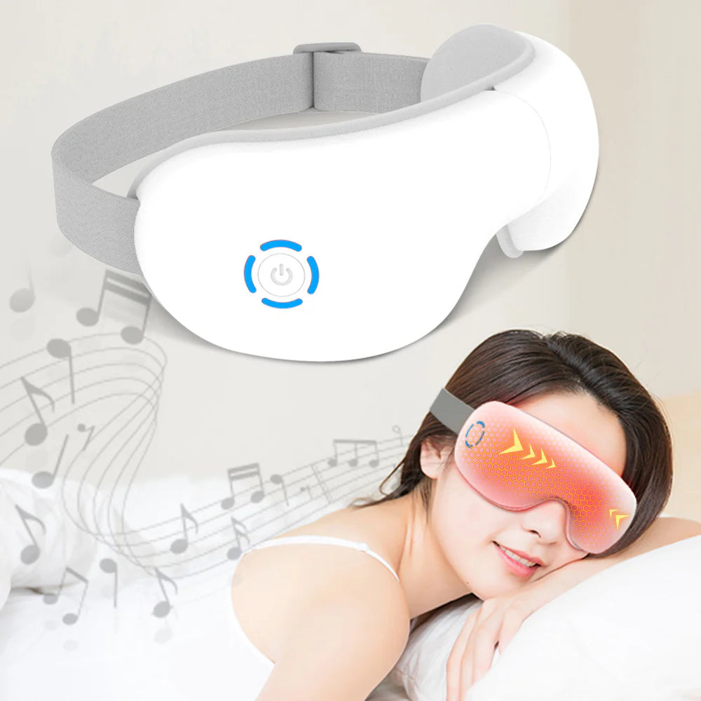 Best-Selling Smart Eye Protector - Air Pressure Vibration Heat Therapy to Relieve Eye Fatigue Bluetooth Music Massager