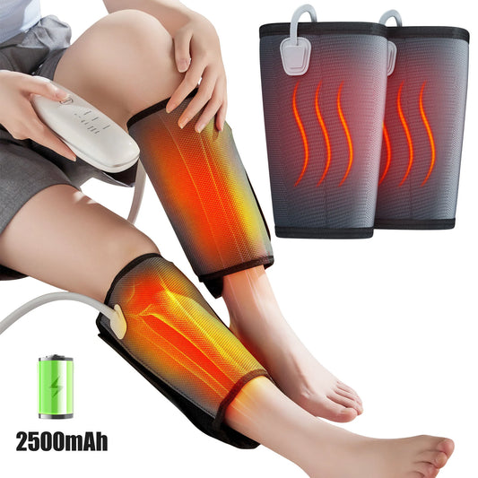 Smart Portable Leg Massager - 3 Levels of Pressure and Heat Therapy